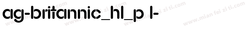 AG-Britannic_HL_P L字体转换